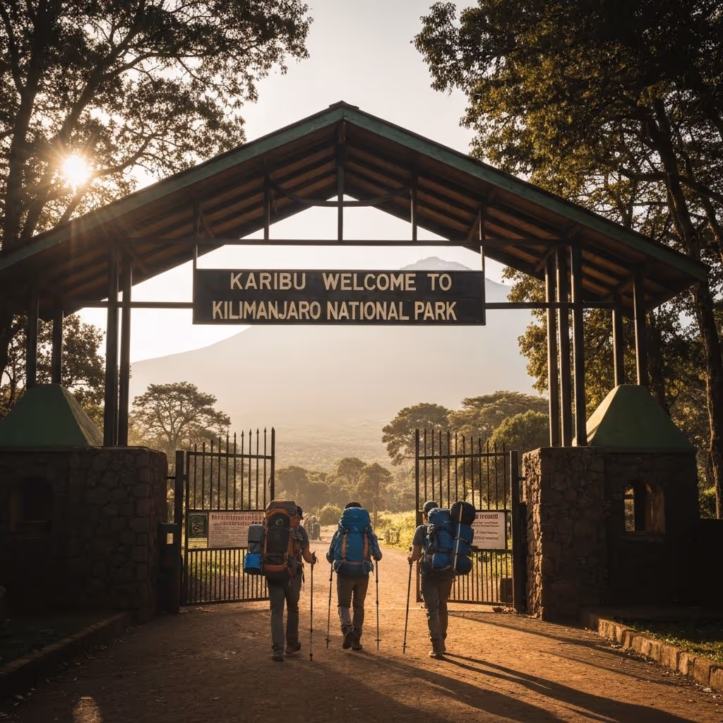 Kilimanjaro National Park entrance
